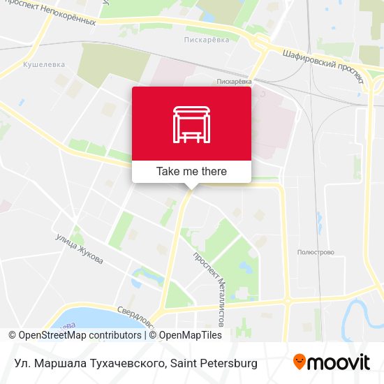 Ул. Маршала Тухачевского map