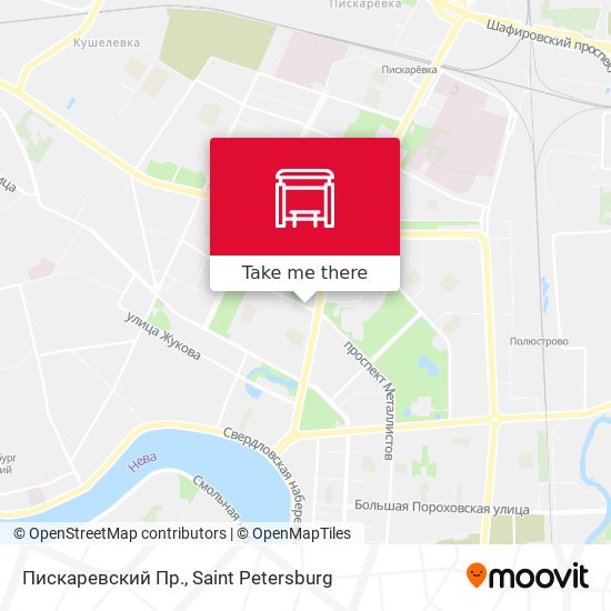 Пискаревский Пр. map