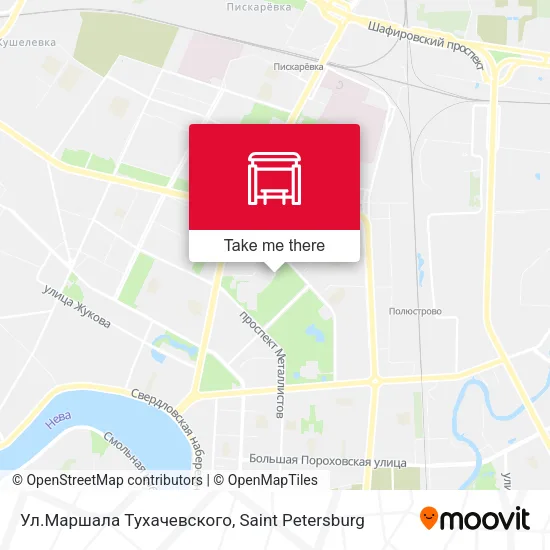 Ул.Маршала Тухачевского map