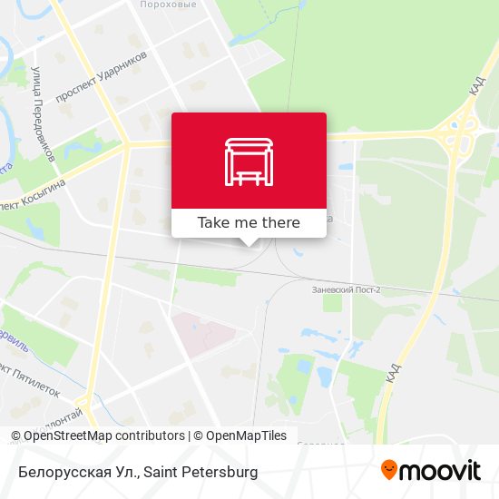 Белорусская Ул. map
