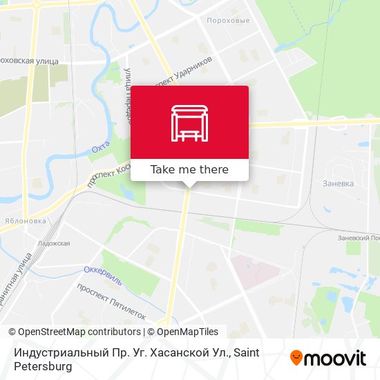 Индустриальный Пр. Уг. Хасанской Ул. map