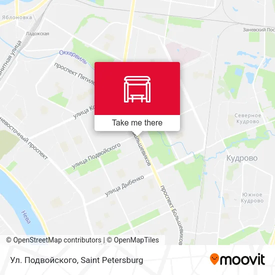 Ул. Подвойского map