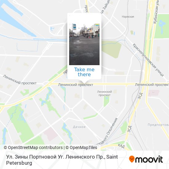 Ул. Зины Портновой  Уг. Ленинского Пр. map