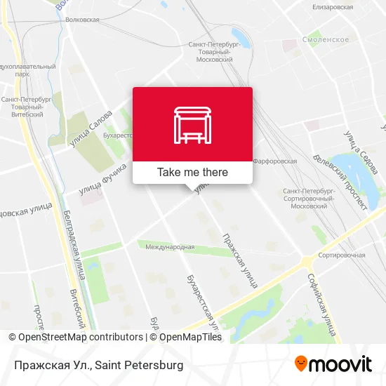 Пражская Ул. map