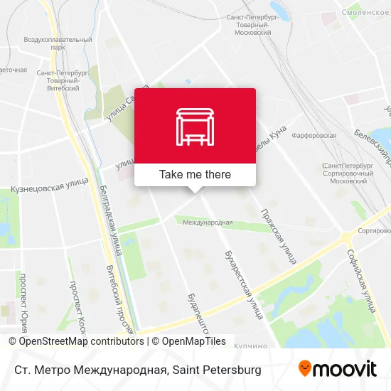 Ст. Метро Международная map