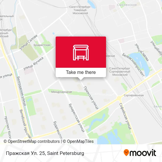 Пражская Ул. 25 map