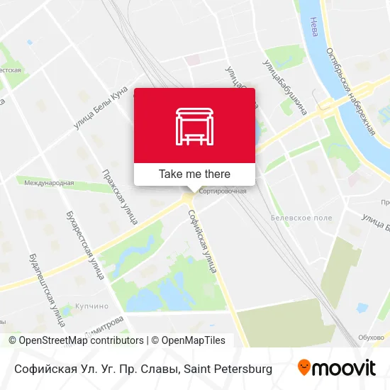Софийская Ул. Уг. Пр. Славы map
