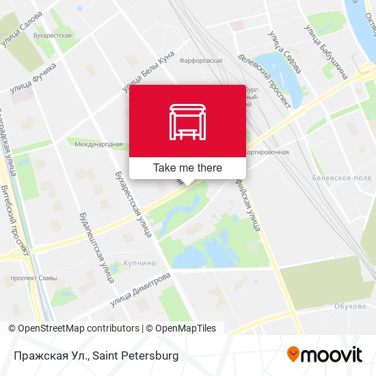 Пражская Ул. map