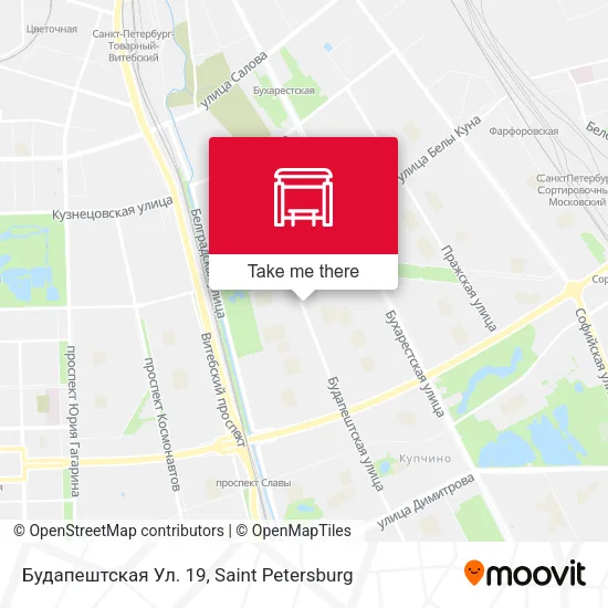 Будапештская Ул. 19 map