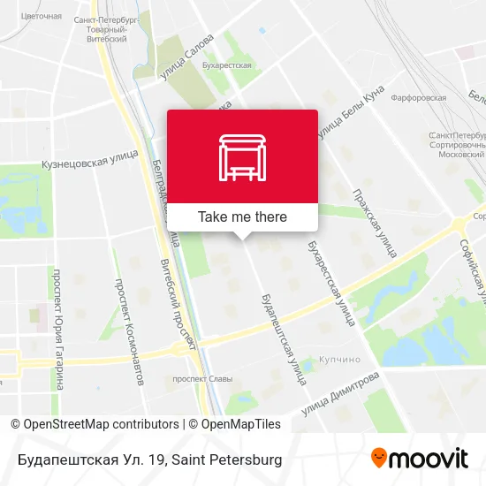 Будапештская Ул. 19 map