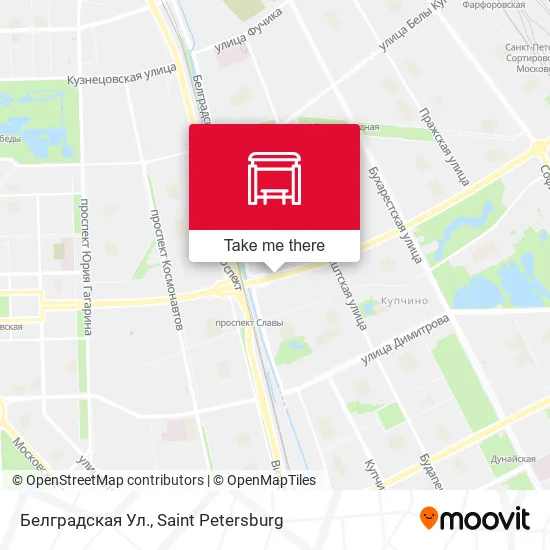 Белградская Ул. map