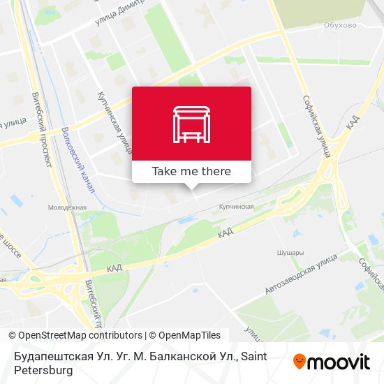 Будапештская Ул. Уг. М. Балканской Ул. map