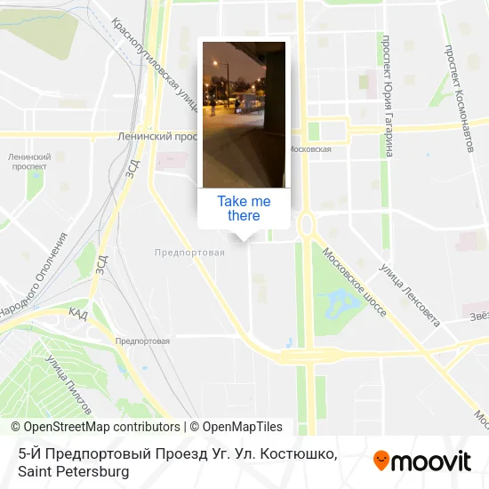 5-Й Предпортовый Проезд Уг. Ул. Костюшко map