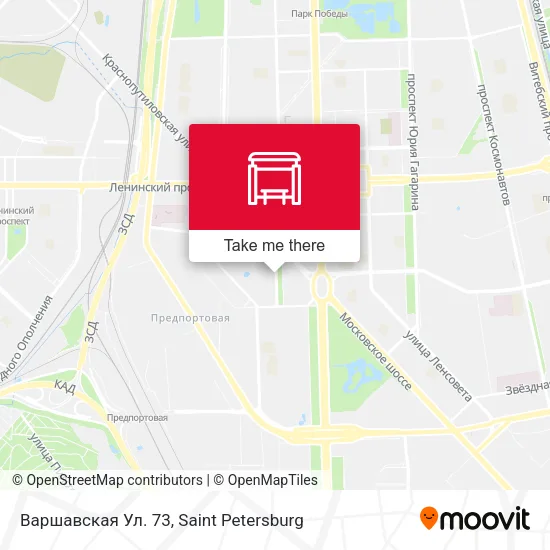 Варшавская Ул. 73 map