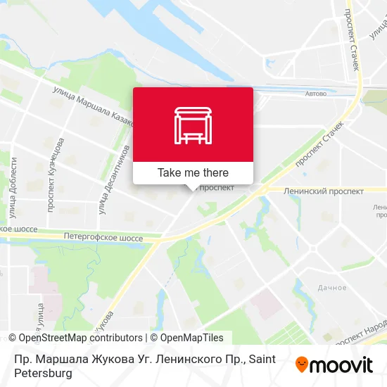 Пр. Маршала Жукова Уг. Ленинского Пр. map