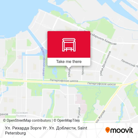 Ул. Рихарда Зорге Уг. Ул. Доблести map