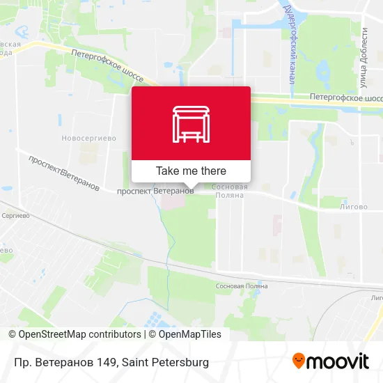 Пр. Ветеранов  149 map