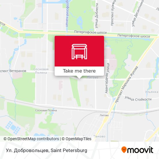 Ул. Добровольцев map