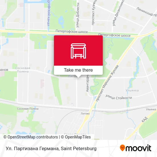 Ул. Партизана Германа map