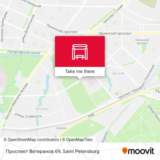 Проспект Ветеранов  69 map