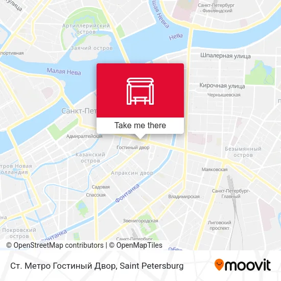 Ст. Метро Гостиный Двор map