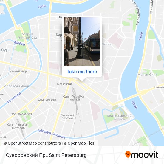 Суворовский Пр. map