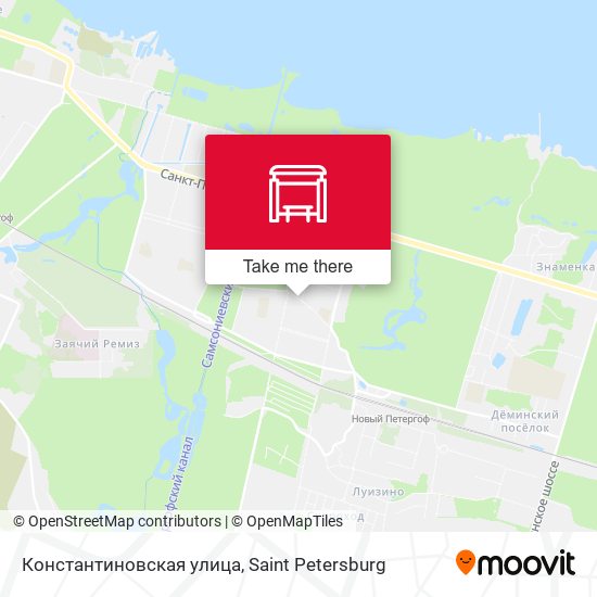 Константиновская улица map