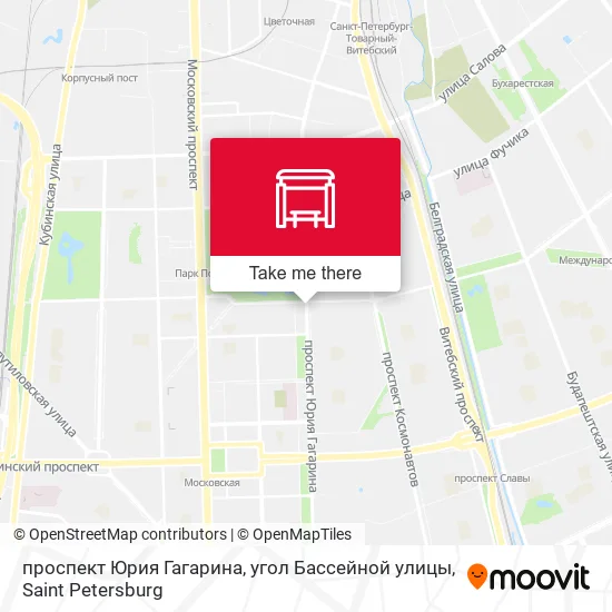 проспект Юрия Гагарина, угол Бассейной улицы map