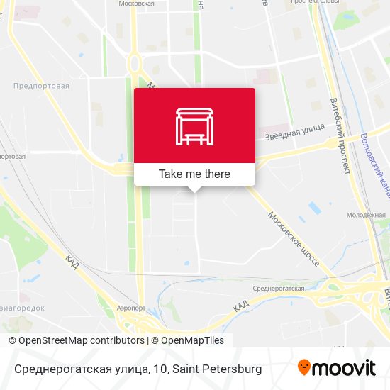 Среднерогатская улица, 10 map