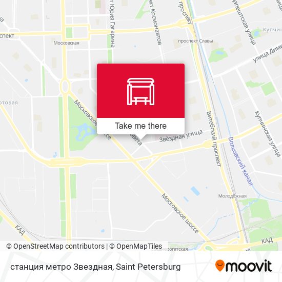 станция метро Звездная map
