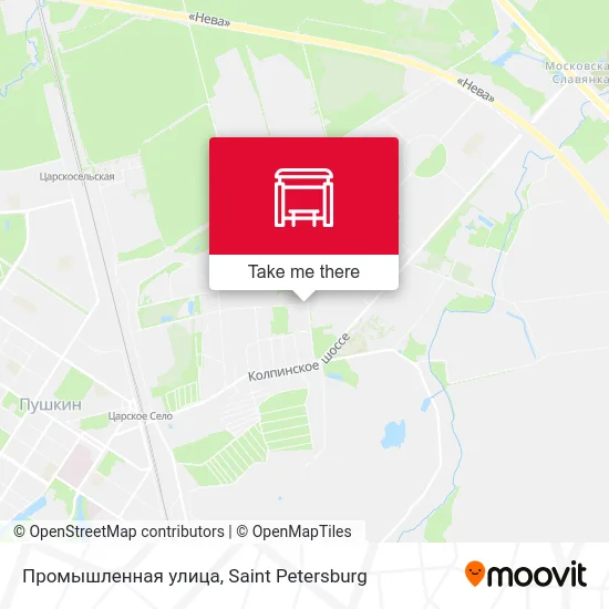 Промышленная улица map