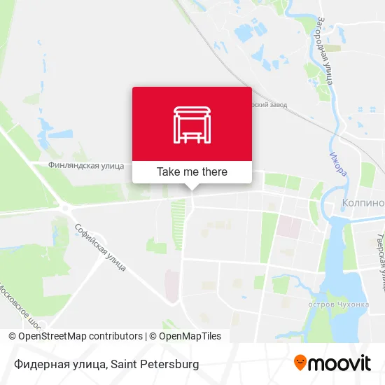 Фидерная улица map