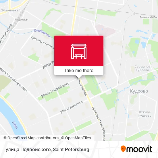 улица Подвойского map