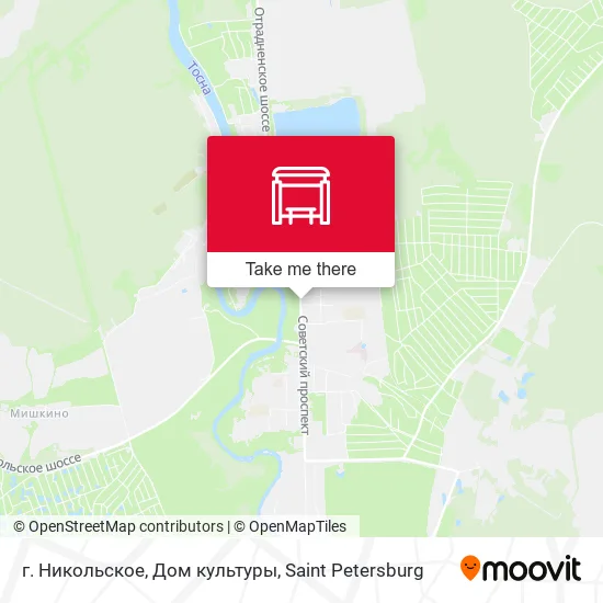 г. Никольское, Дом культуры map