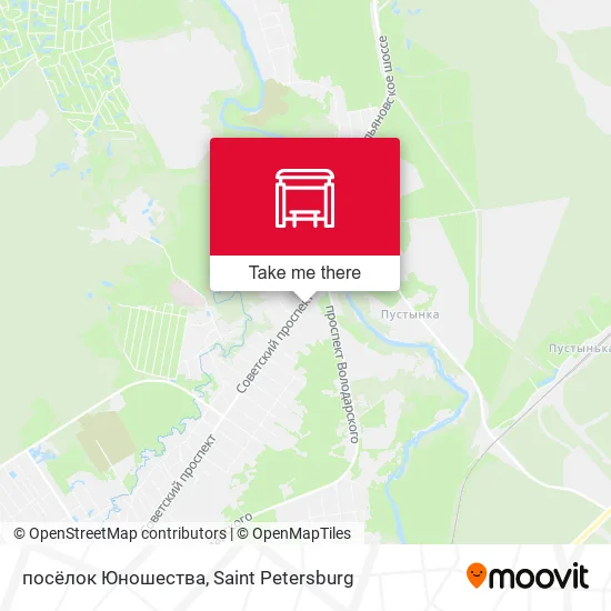 посёлок Юношества map