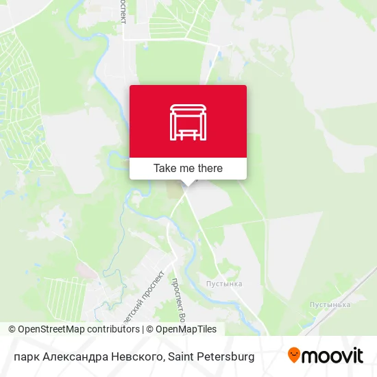 парк Александра Невского map