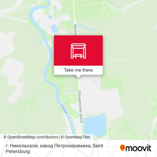 г. Никольское, завод Петрокерамика map