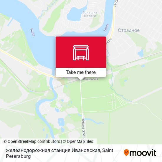 железнодорожная станция Ивановская map