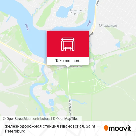 железнодорожная станция Ивановская map