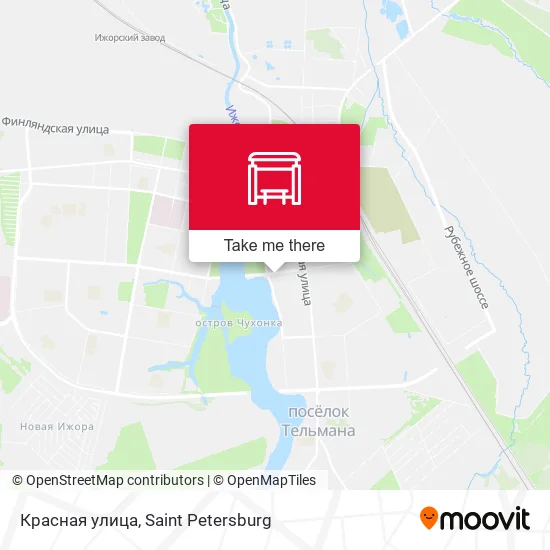 Красная улица map