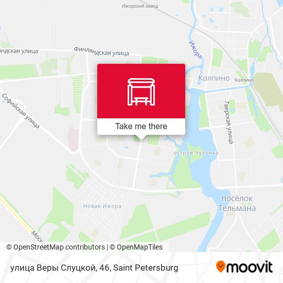 улица Веры Слуцкой, 46 map