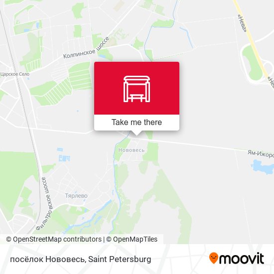 посёлок Нововесь map