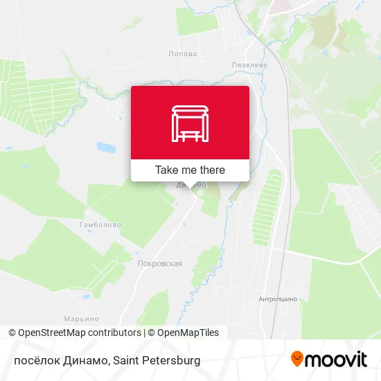 посёлок Динамо map