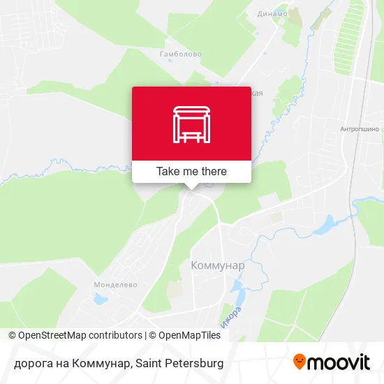 дорога на Коммунар map