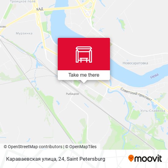 Караваевская улица, 24 map
