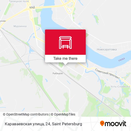 Караваевская улица, 24 map