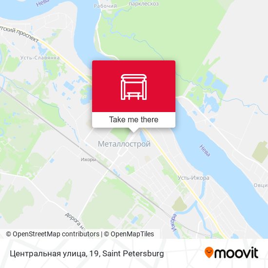 Центральная улица, 19 map