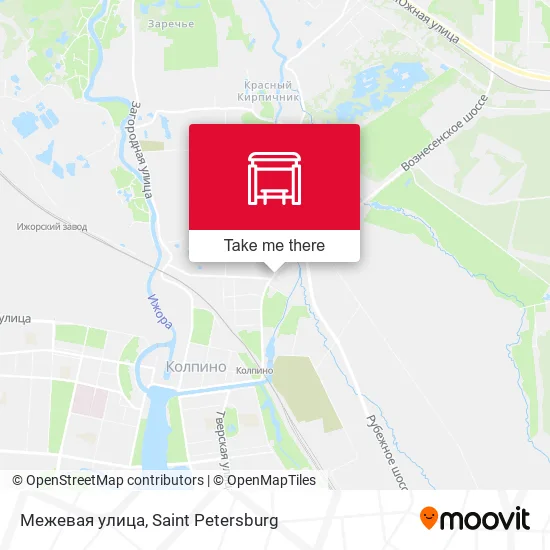 Межевая улица map