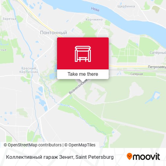 Коллективный гараж Зенит map