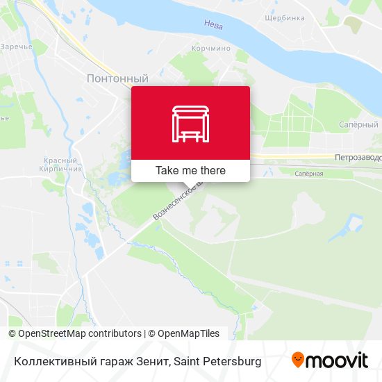Коллективный гараж Зенит map